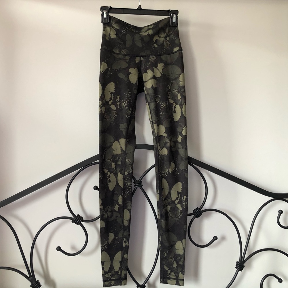 Lululemon Wunder Under Butterfly Camo Leggings